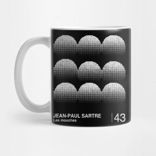 Les Mouches / Minimalist Graphic Design Fan Artwork Mug